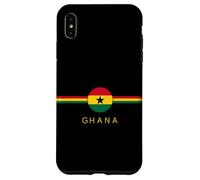 Ghana Heritage Flag Crest Art Minimal Design Ghanaian Roots Case for iPhone XS Max