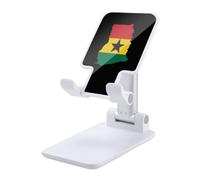Ghana Map with Flag Phone Stand for Desk Cell Phone Holder