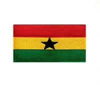 Ghana National Country Flag Iron Sew on Embroidered Patch