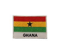 Ghana National Country Flag Patch Iron On Patch Sew On Embroidery Badge Country Patch
