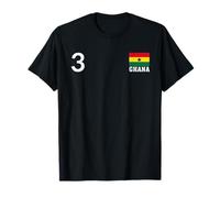 Ghana Number 3 National Flag Country Heritage T-Shirt