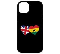 Ghanaian heritage UK Ghana British Flag Ghanaian Flag Case for iPhone 14 Plus