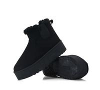 GHARIE CHAMPIONS Women’s Winter Ankle Boots - Suede Platform Boots with Plush Lining, Warm Anti-Slip Short Boots for Women, Casual Fashion Winter Boots UK