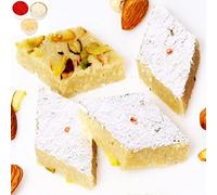Ghasitaram Gifts Bhaidooj Gifts for Brothers - Pure BADAM KATLI 200 GMS