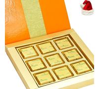Ghasitaram Gifts Christmas Gifts Chocolates - Royal 9 pcs Mixed Nuts Chocolate Box
