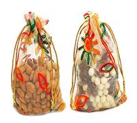Ghasitaram Gifts Diwali Gifts Dry Fruits Hamper -Almonds and Nutties Net Pouch