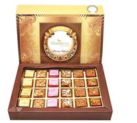 Ghasitaram Gifts Healthy Hampers - 24 Pieces Assorted Box of MEWA Bites, Granola Bites, Sugarfree Anjeer/Figs Bites, Roasted Almond Bites, Cashew Anjeer/Figs Bites