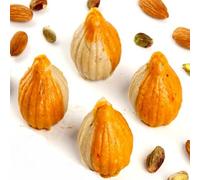 Ghasitaram Gifts Indian Sweets - Ganesha Chaturthi Gifts, Mango Twin Kaju Modaks, 200g