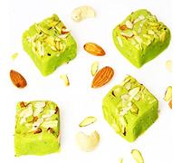 Ghasitaram Gifts Indian Sweets - Sugar Free Pista mawa barfi 400 GMS