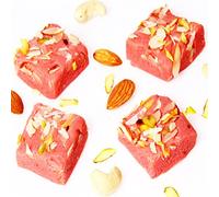 Ghasitaram Gifts Indian Sweets - Sugar Free Rose Barfi 400 GMS