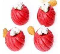Ghasitaram Gifts Indian Sweets - Sugar Free Rose kaju Bon Bons (800 GMS)