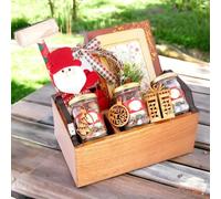 Ghasitaram Gifts Jaiccha Christmas Gifts Cutlery stand with Christmas Goodies