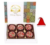 Ghasitaram Gifts Jaiccha Christmas Gifts Hazelnut Chocolate Balls 6 pcs