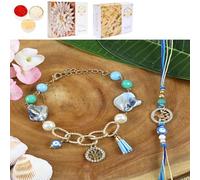 Ghasitaram Gifts Jaiccha Rakhi for Brother Rakhis Online BRS24-027- Evil Eye Tree of Life Bhaiya Bhabhi Rakhi with 200 GMS of Kaju katli and 200 GMS of Soan Papdi