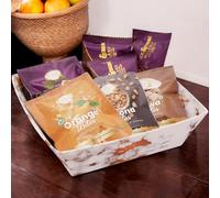 Ghasitaram Gifts Jaiccha Small White Tray of Bites and Cookies |Gift for Diwali,Holi,Rakhi,Valentine,Christmas,Birthday,Anniversary,Her,Him|