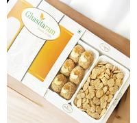 Ghasitaram Gifts Lohri Sweets - Til Laddoo and Gud Revadi Hamper