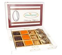 Ghasitaram Gifts Valentines Gift for Girlfriend/Boyfriend/Husband and Wife - Valentine Sweets Sweetheart Special Delights Box 12 pcs