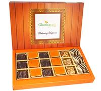 Ghasitaram Gifts Valentines Gift for Girlfriend/Boyfriend/Husband and Wife - Valentine Sweets Sweetheart Special Delights Box 18 pcs