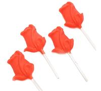 Ghasitaram Gifts Valentines Gift Valentines Day Chocolates for Girlfriend/Boyfriend/Husband and Wife Valentines Special Chocolate Set of 5 Rose Lollies