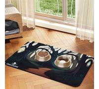 GhastlyGrove Pet Absorbent Leather Tablecloth 40x60cm with Non-Slip Rubber Base for Cats and Dogs