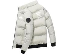 GHAYUCR Men Puffer Jacket Dead Day.lig-ht, Packable Quilted Jacket, Quilted Jacket for Hiking Travelling, Coats(White,S)