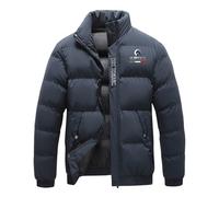 GHAYUCR Mens Puffer Coat Adi-v.a, Lightweight and warm fluffy jacket, for rainy days, autumn and winter, outdoor, Coats(Dark Blue,S)