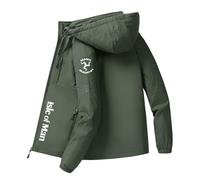 GHAYUCR Mens Puffer Coat Is.le of M.a.n T.T, The inner liner is made of skin friendly fabric, for rainy days, autumn and winter, outdoor, fluffy(Green,4XL)