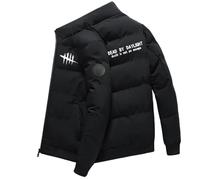 GHAYUCR Puffer Coat Men Dead Day.lig-ht, Insulated Jacket, Down Jacket for Hiking Travel, Coats(Black,5XL)