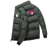 GHAYUCR Puffer Jacket Bad Bun. ny, Winter Lightweight Jacket, Down Jacket for Hiking Travel, Coats(Green,XL)