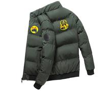 GHAYUCR Puffer Jacket Co. Bra Kai, Packable Puffer Jacket, Down Jacket for Hiking Travel, Coats(Green,5XL)