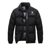 GHAYUCR Winter Puffer Jackets Peu, High fluffiness and strong warmth retention, for outdoor activities, sports, travel, commuting, work, Coats(Black,2XL)