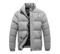 GHAYUCR Winter Puffer Jackets S.H.E.L.B.Y, Winter Lightweight Coat, Fashion Windproof Puffy Jacket, Coats(Grey,S)