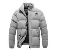 GHAYUCR Winter Puffer Jackets V.E.N U_M, Outdoor Fashion Waterproof Puffy Jacket, For Cold Prevention In Autumn And Winter To Keeping Warm, Coats(Grey,S)