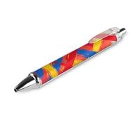 GHBNK Abstract Art Ballpoint Pens Retractable Ball Point Pens Black Ink 0.5mm Fine Point Smooth Writing Pen Office Supplies 1 PCS