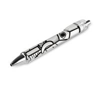 GHBNK Abstract Elephant Ballpoint Pens Retractable Ball Point Pens Black Ink 0.5mm Fine Point Smooth Writing Pen Office Supplies 1 PCS