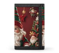 GHBNK Christmas Whimsical Dwarfs Small Wallet Trifold Wallets Purse with 1 Cash Compartment And 8 Card Slots Money Clip