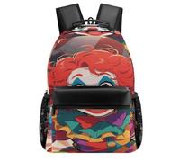 GHBNK Clown Circus Show Laptop Backpack for Men 16.5 Inch Travel Backpack Work Casual Daypack Computer Bag