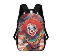 GHBNK Clown Circus Show Laptop Backpack for Men 17 Inch Travel Backpack Work Casual Daypack Computer Bag