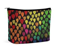 GHBNK Cosmetic Bag Portable Toiletry Bag Red Lips Kiss Travel Makeup Bag Beauty Makeup Organizer Lipstick Bag for Women, Gay Pride Rainbow, One Size