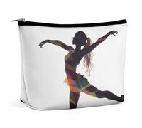 GHBNK Cosmetic Bag Portable Toiletry Bag Space Planet Earth Travel Makeup Bag Beauty Makeup Organizer Lipstick Bag for Women, a Dancer, One Size