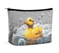 GHBNK Cosmetic Bag Portable Toiletry Bag Two Mallard Ducks Travel Makeup Bag Beauty Makeup Organizer Lipstick Bag for Women, Bubble Duck, One Size