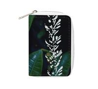 GHBNK Credit Card Holder Eye-catching Hawaiian Flowers Credit Card Wallets for Women Business Card Organizer Card Holder Wallet Small Coin Purse Soft PU Card Case Holder with Zipper, style, 16x11.5cm