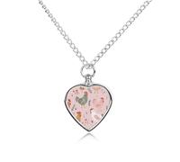 GHBNK Cremation Necklace for Ashes Country Style Chicken Pet Urn Necklace 27.6" Adjustable Chain Memorial Dog Cat Jewelry Keepsake with Filling Kit Sympathy Gift