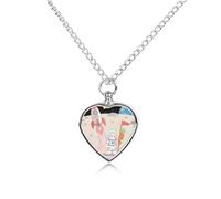 GHBNK Cremation Necklace for Ashes Rabbit on The Moon Pet Urn Necklace 27.6" Adjustable Chain Memorial Dog Cat Jewelry Keepsake with Filling Kit Sympathy Gift