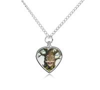 GHBNK Cremation Necklace for Ashes Wise-old-tree-with-dwarves Pet Urn Necklace 27.6" Adjustable Chain Memorial Dog Cat Jewelry Keepsake with Filling Kit Sympathy Gift