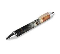 GHBNK Cute Owl Ballpoint Pens Retractable Ball Point Pens Black Ink 0.5mm Fine Point Smooth Writing Pen Office Supplies 1 PCS
