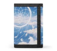 GHBNK Fantasy Dream Catcher Small Wallet Trifold Wallets Purse with 1 Cash Compartment And 8 Card Slots Money Clip