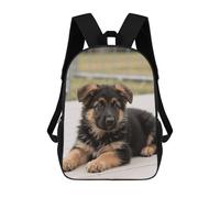 GHBNK German Shepherd Puppies Laptop Backpack for Men 17 Inch Travel Backpack Work Casual Daypack Computer Bag