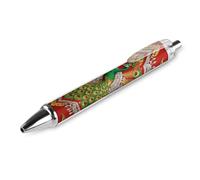 GHBNK Golden Tribal Pattern Ballpoint Pens Retractable Ball Point Pens Black Ink 0.5mm Fine Point Smooth Writing Pen Office Supplies 1 PCS