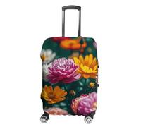 GHBNK Luggage Covers for Suitcase Travel Luggage Case Cover All Flowers Bloom Together Luggage Protector Suitcase Cover Washable Stretch Suitcase Protector Fits 19-32 Inch Luggage, style, XL